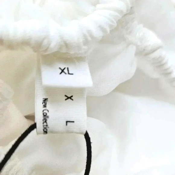 EXLURA White Smocked Flutter Sleeve Boho Cottagecore Maxi Dress - Picture 11 of 11